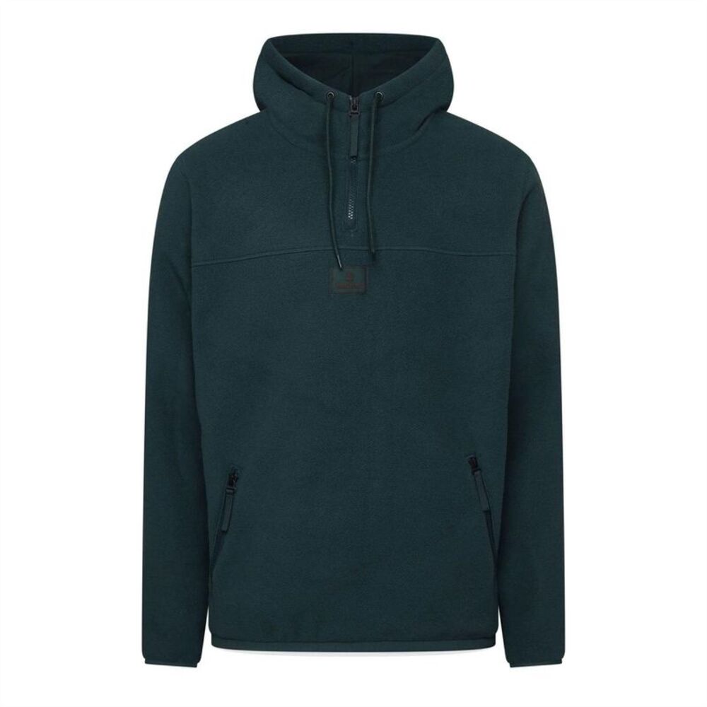 Timberland Mens Polar Fleece Kangaroo Pocket Hoodie / Green
